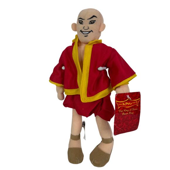 5 for $25| Warner Bros Bean Bag Plush The King and I King of Siam 10" (1998) NWT - Picture 2 of 11